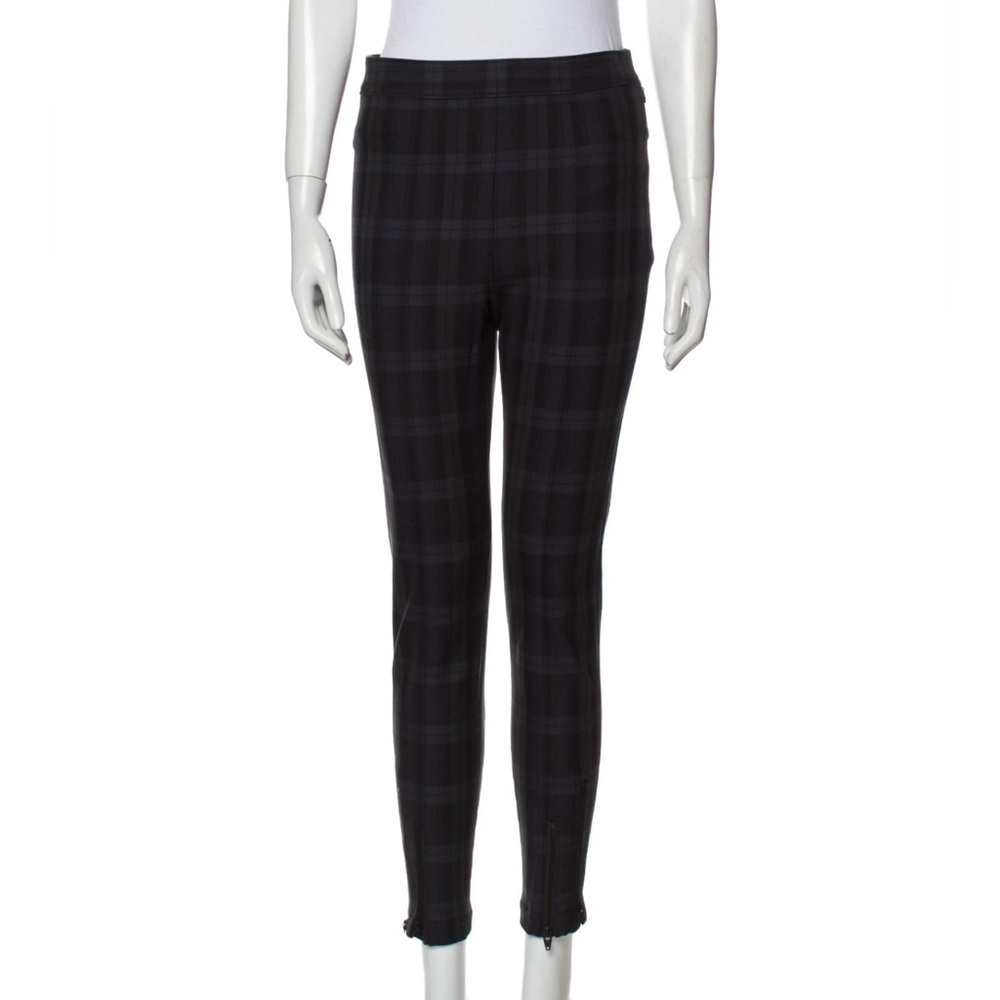 T by Alexander Wang Skinny Leg Trouser Plaid Pants 4 / Small